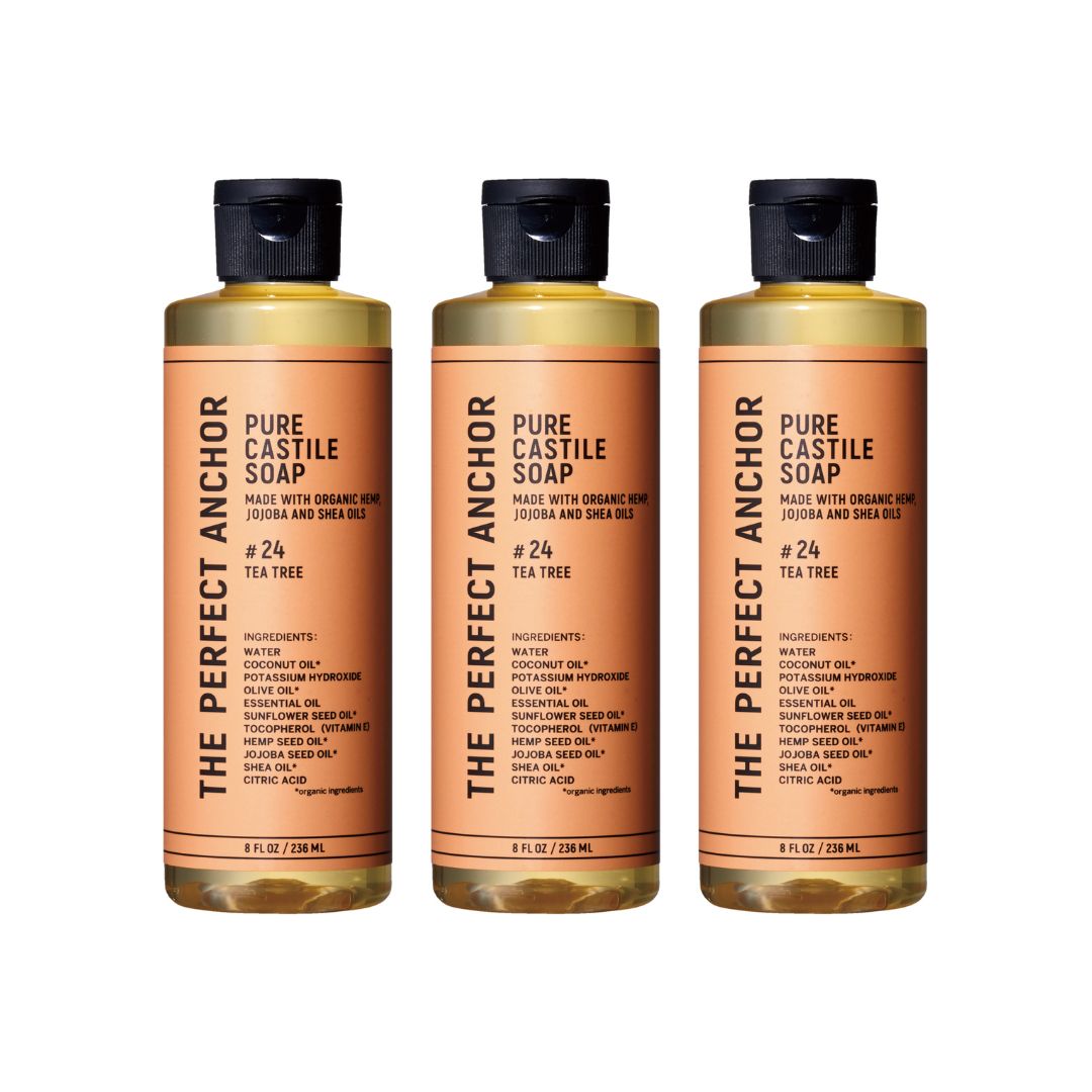 ザ・パーフェクトアンカー ピュアカスチールソープ 236ml #24 ティートリー 3本セット