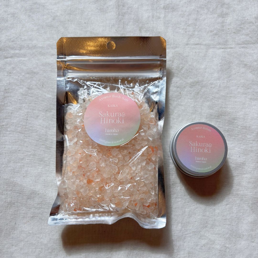 hiroha さくらひのき マルチバーム&バスソルトセット