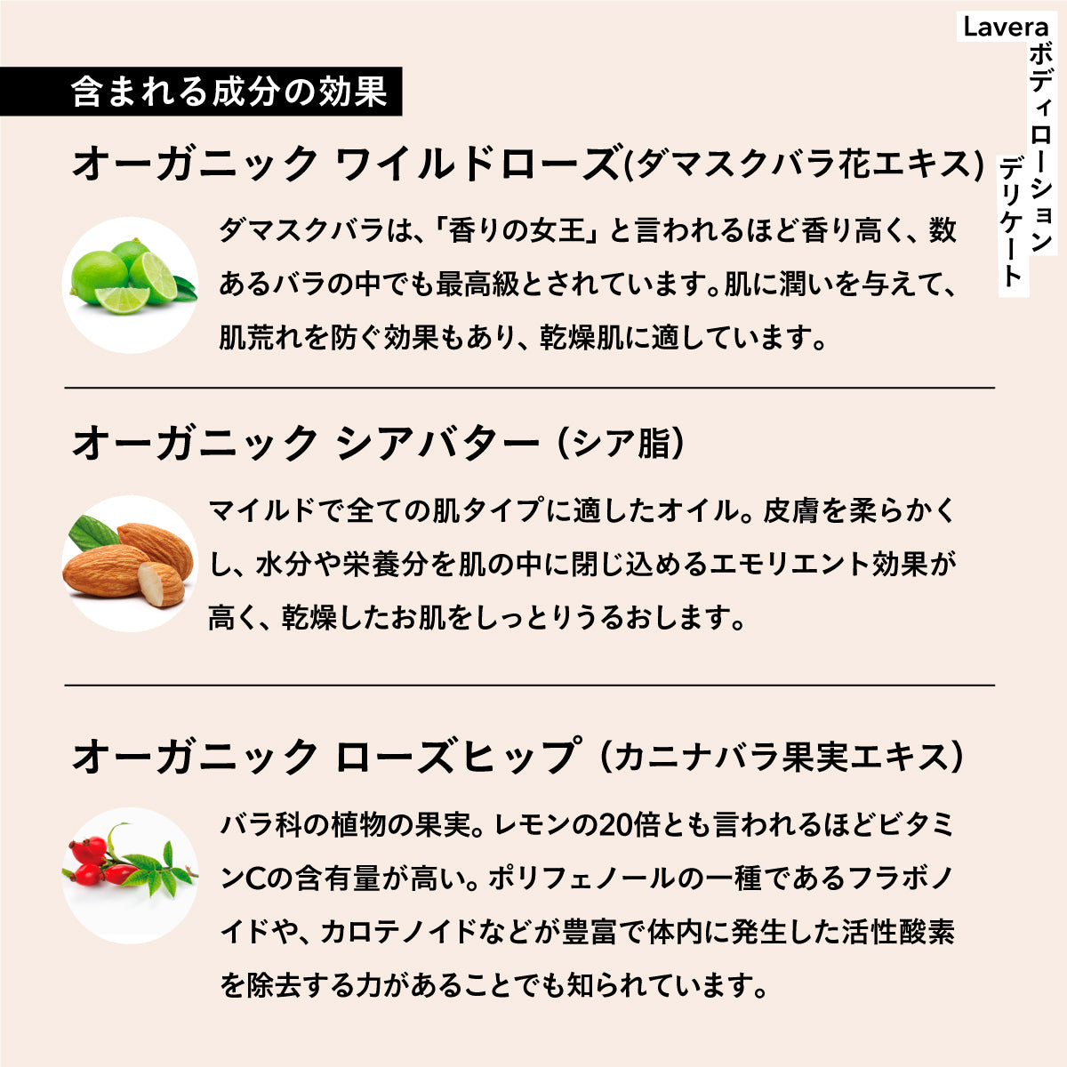 Lavera ボディローション デリケート