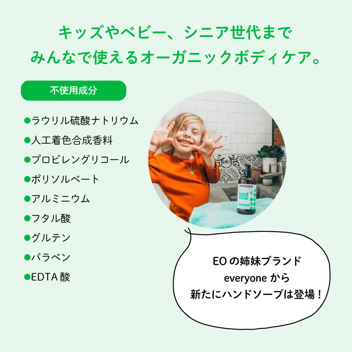 Everyone ハンドソープ 377ml スペアミント&レモングラス