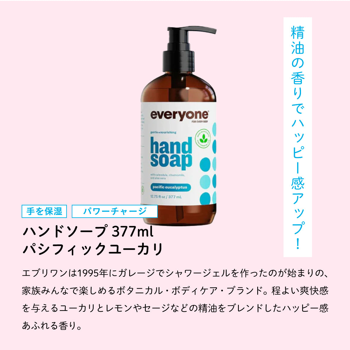 Everyone ハンドソープ 377ml パシフィックユーカリ