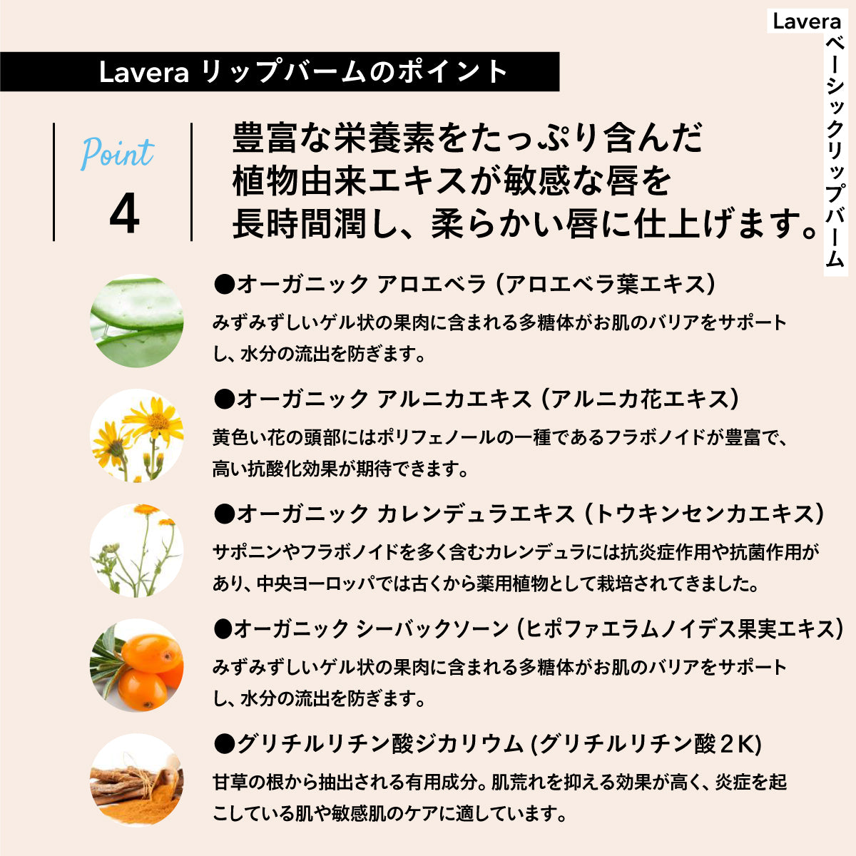 lavera リップクリーム3本セット