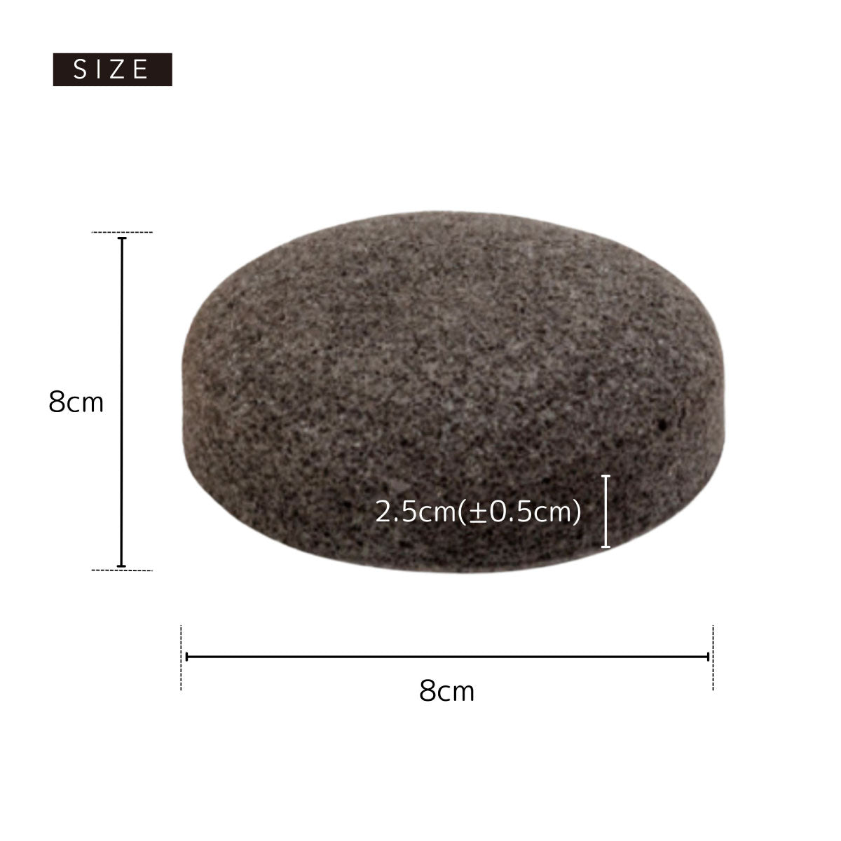 mana.ORGANIC LIVING 天然こんにゃくスポンジ ホワイト