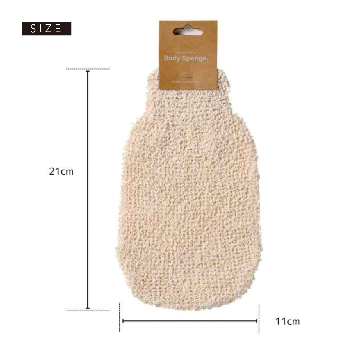 mana.ORGANIC LIVING バンブーコットンボディスポンジ