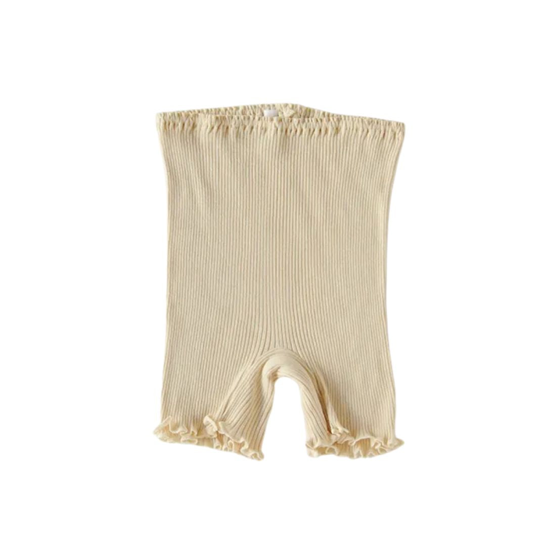 天衣無縫 リブ1分丈ショーツ ホワイト