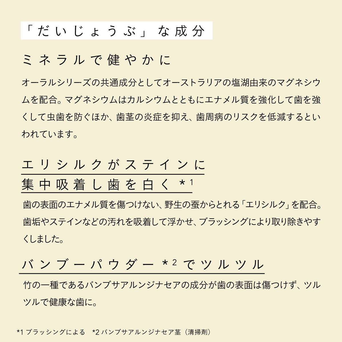 だいじょうぶなもの ハミガキセット ホワイトニング