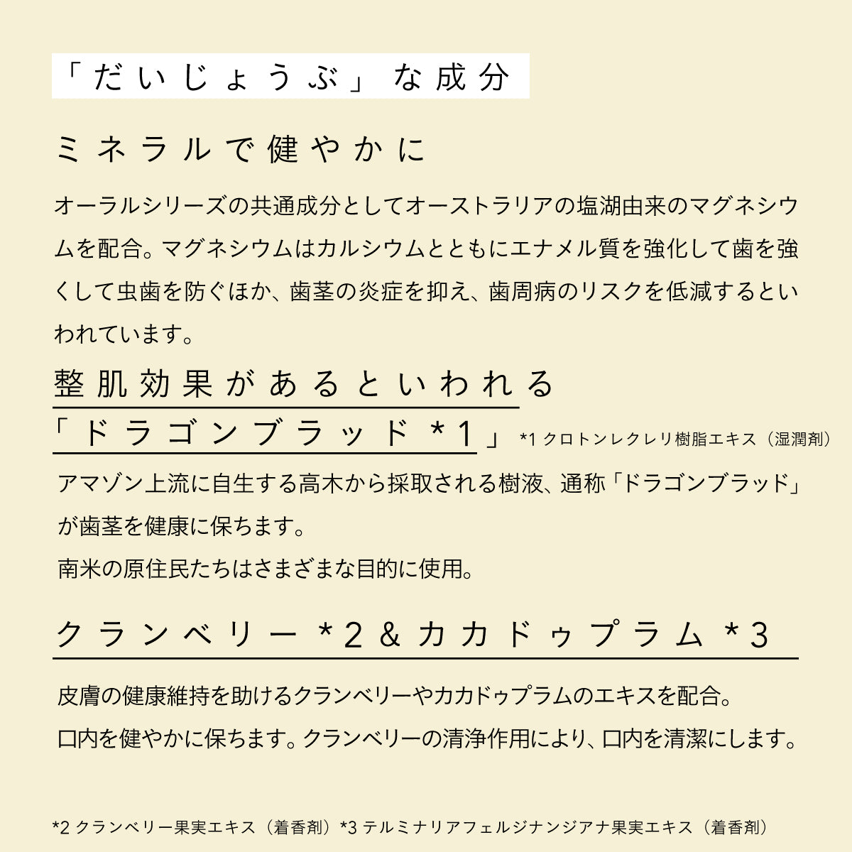 だいじょうぶなもの マグネシウム トゥースペーストドラゴンブラッド 100g