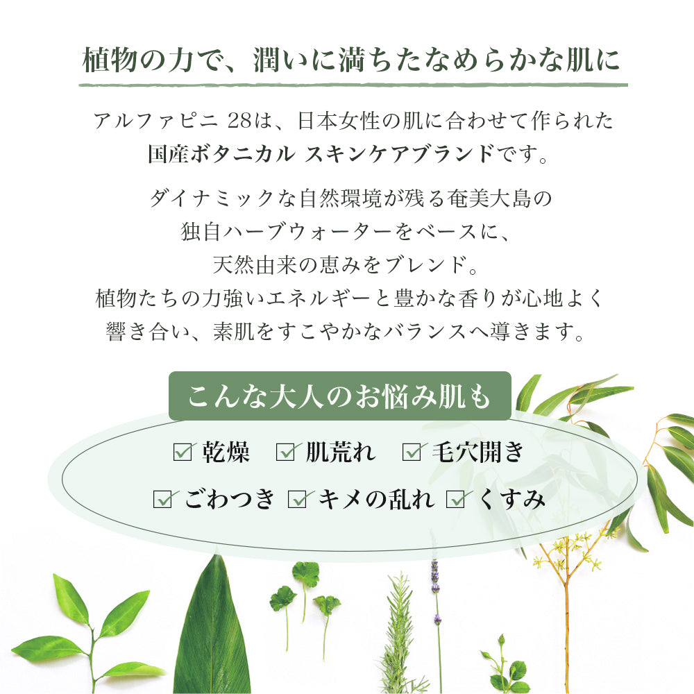 アルファピニ モイストローション&コンセントレートクリーム セット