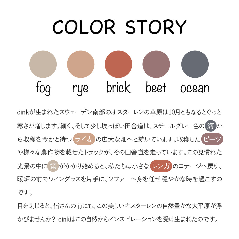 cink シリコンテーブルマット RYE