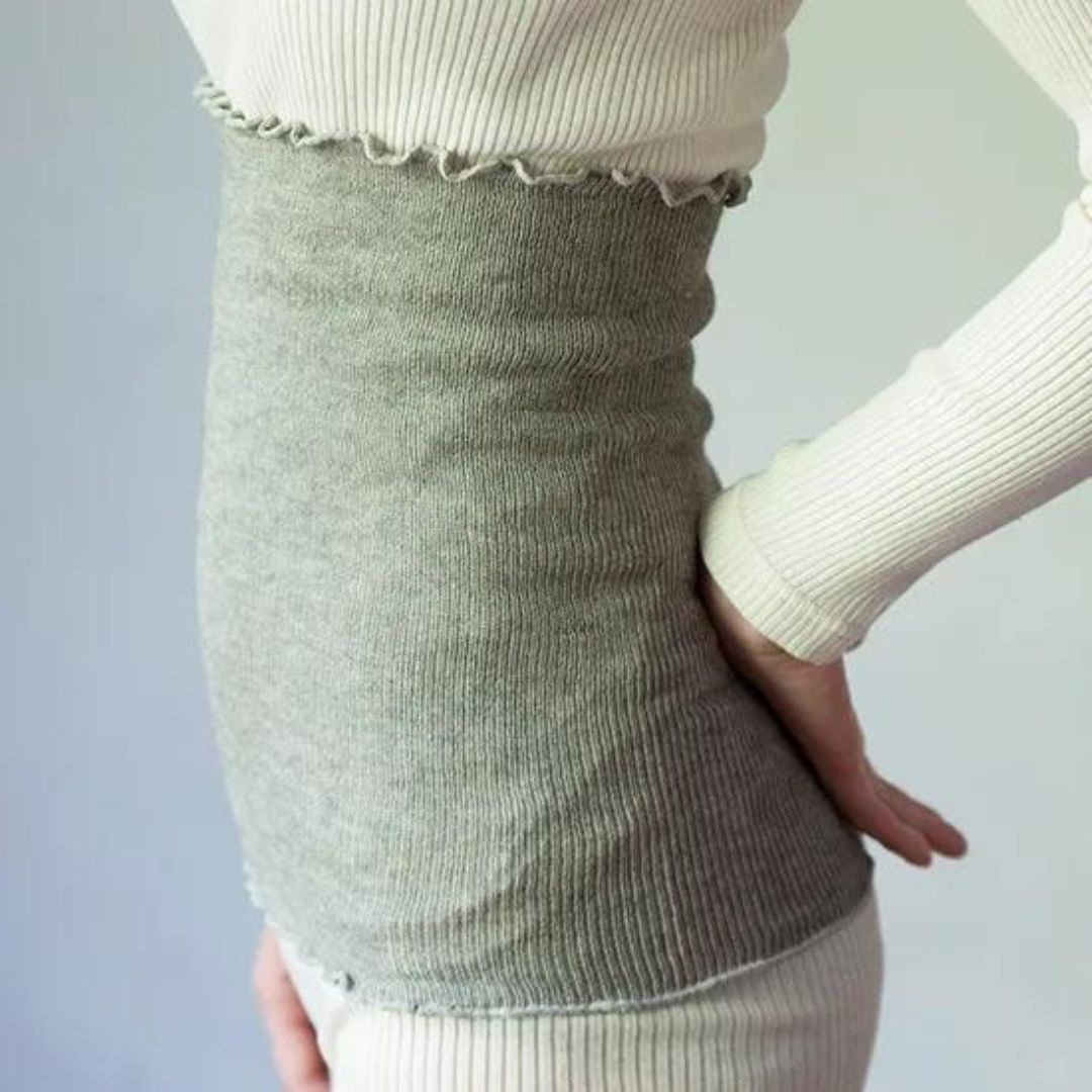 天衣無縫 ヤクとオーガニックコットン 腹巻き GRY(グレー)