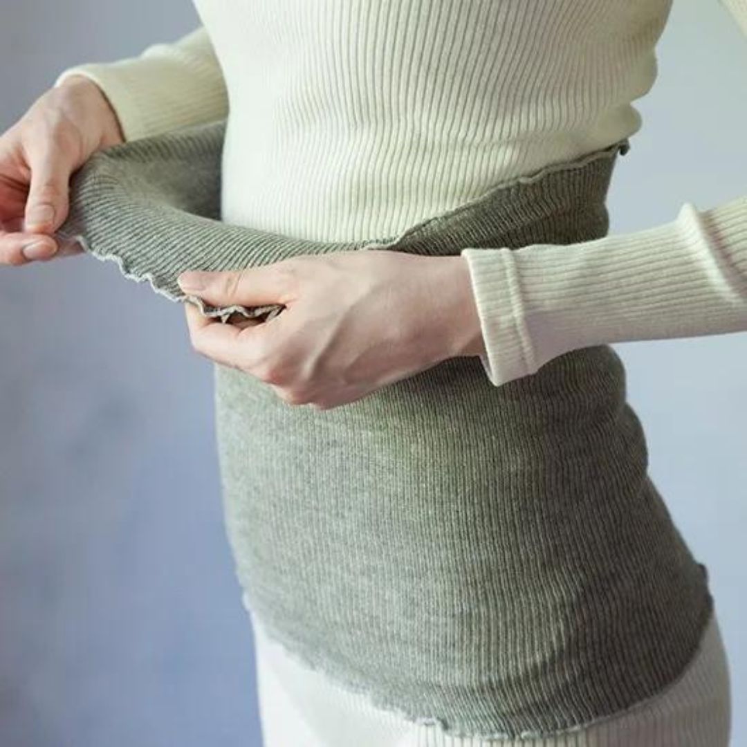 天衣無縫 ヤクとオーガニックコットン 腹巻き GRY(グレー)