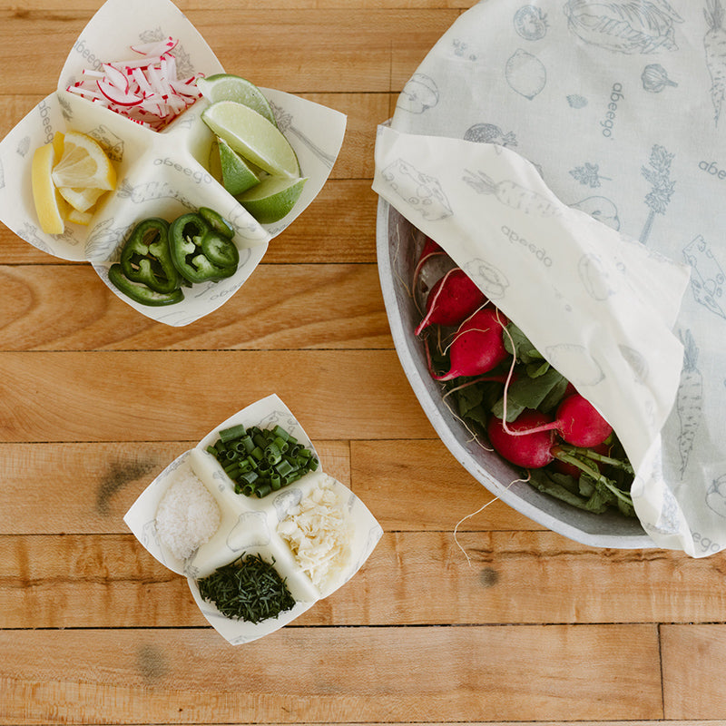 abeego ビーズワックスラップ-バラエティ 3枚セット