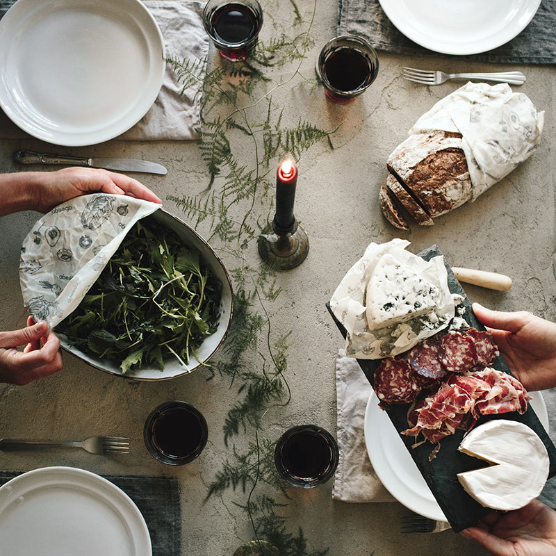 abeego ビーズワックスラップ-バラエティ 3枚セット