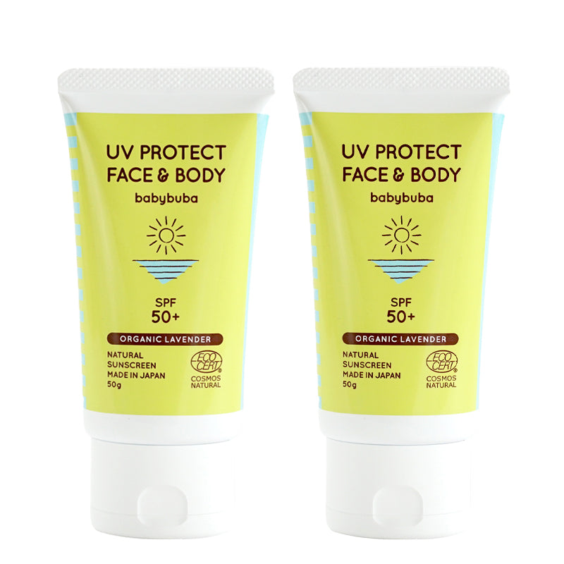 【2個セット】babybubaUVプロテクトフェイス&ボディSPF50+