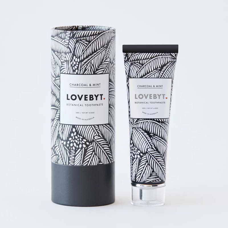 LOVEBYT ナチュラルハミガキ粉 120g(チャコールミ ント)