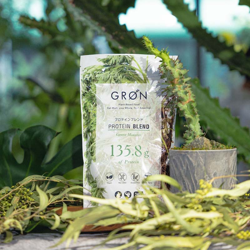 GRON プロテインブレンド (グリーンモンスター) 240g