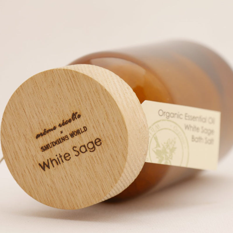 arome recolte×SMUDGING WORLD エッセンシャルオイル バスソルト(ホワイトセージ)