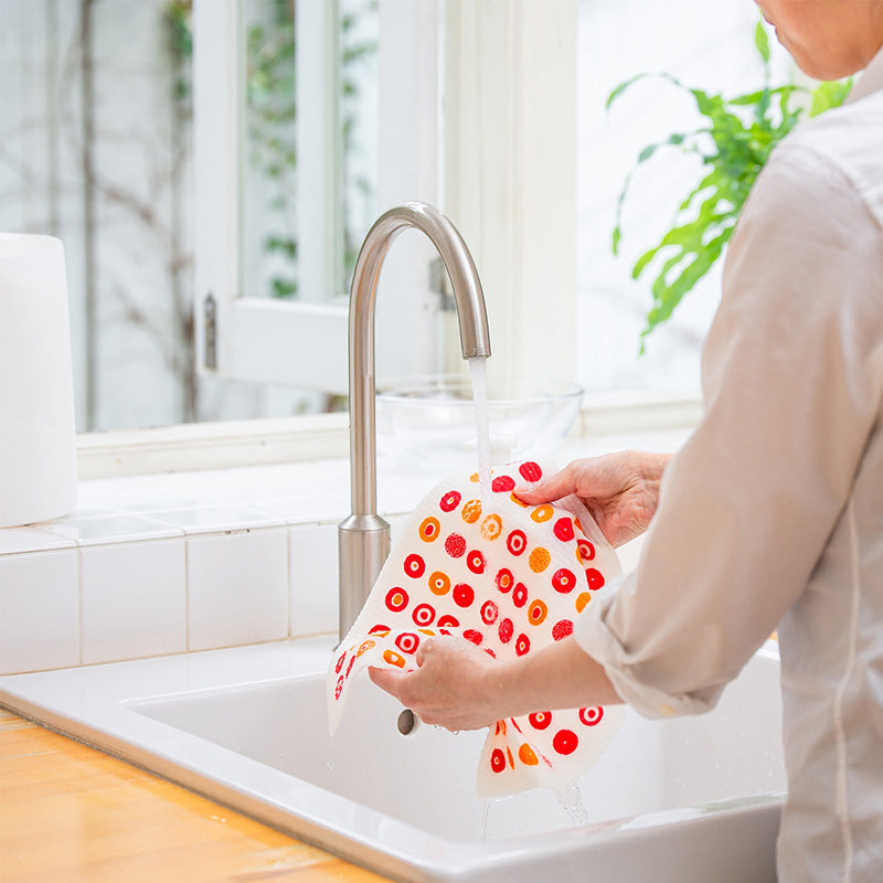 e.sponge wipe 水切りマット二つ折 B&L キャンディ RD