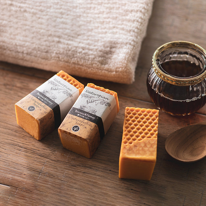 naturopian 蜜ろう&ハニー石けん 60g