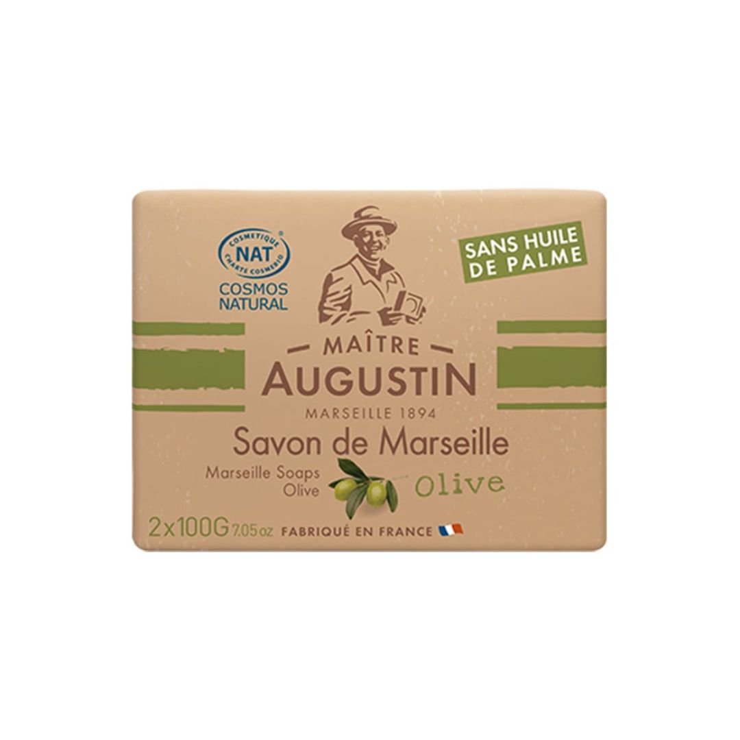 MAITRE AUGUSTIN サボンドマルセイユ オリーブ 100gx2個セット