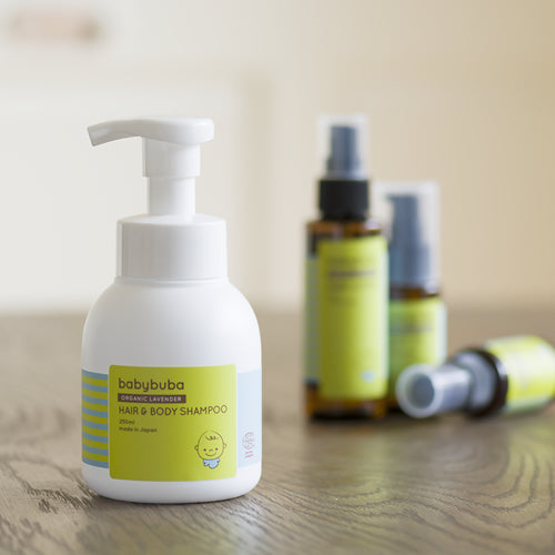 babybuba ヘア&ボディシャンプー + ボディ&マッサージオイル セット