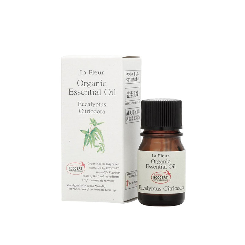 La Fleur オーガニックエッセンシャルオイル ユーカリプタス・シトリオドラ(レモンユーカリ) 3mL