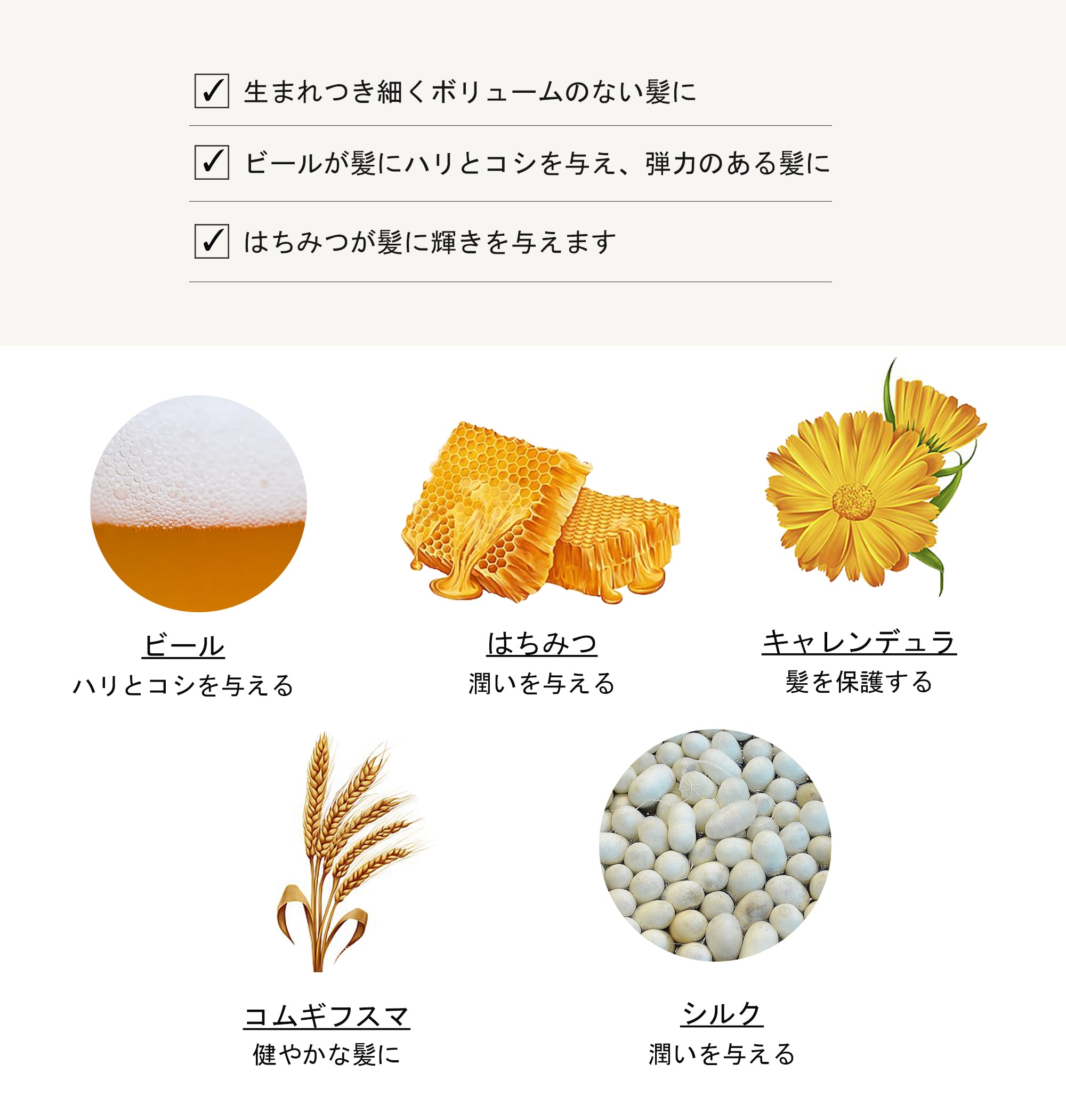 LOGONA ボリュームシャンプー・ ビール&はちみつ