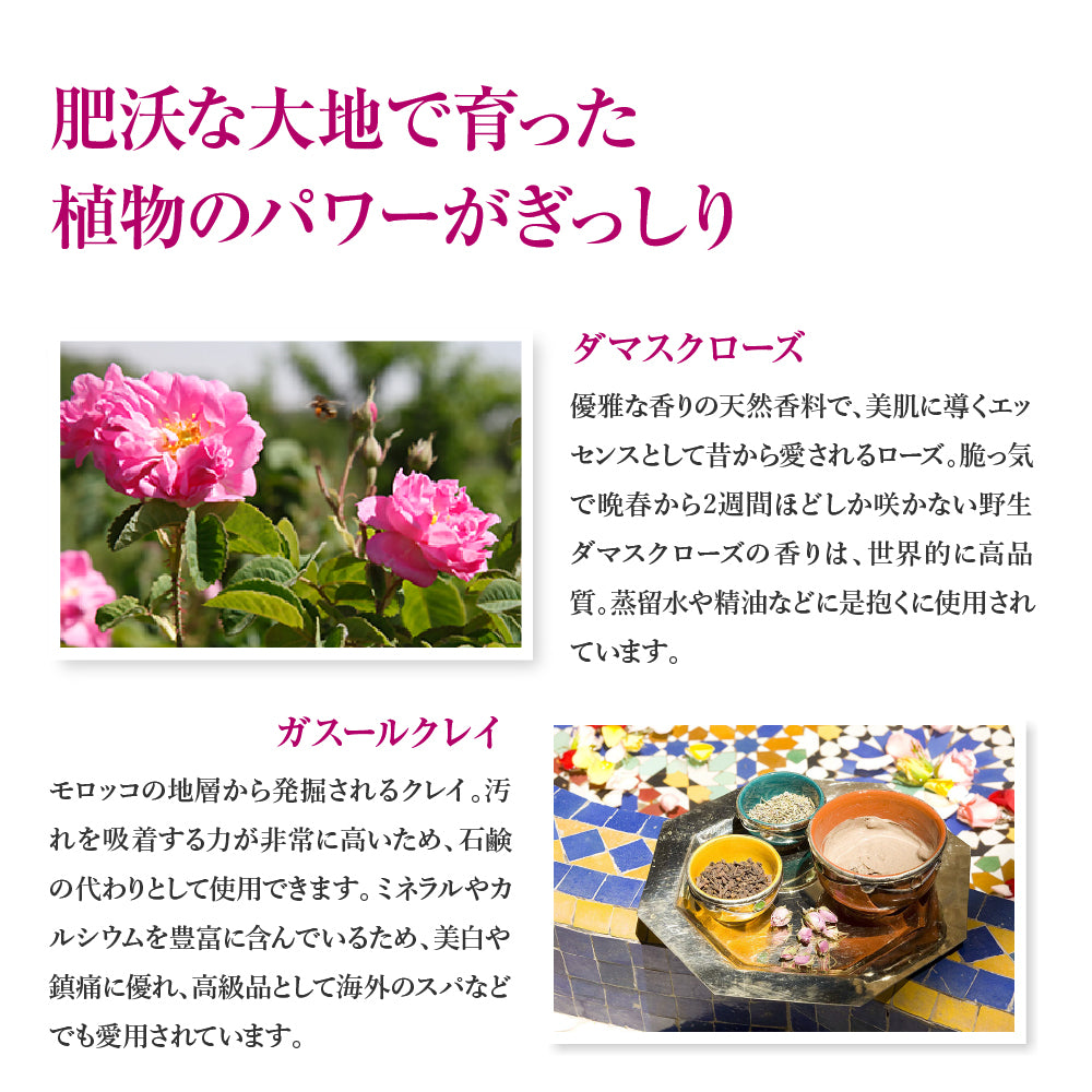 ROSE DE MARRAKECH クレイシャンプー