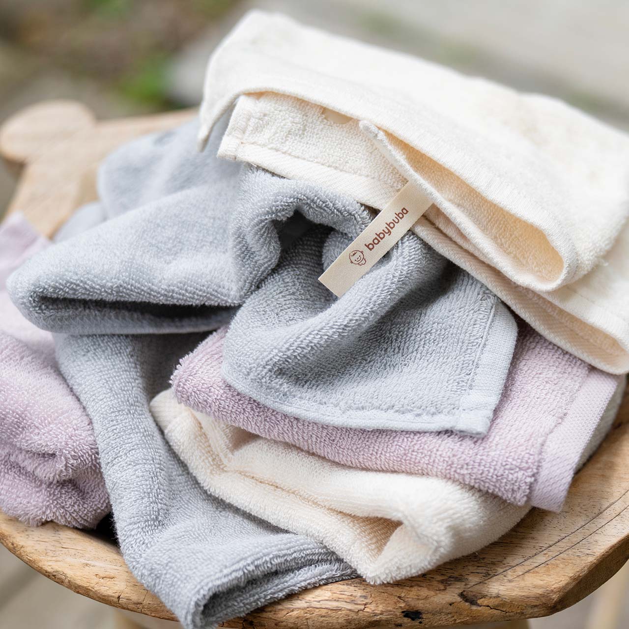 【ギフトラッピング付き】mama's care セレクトボックス＆babybuba ハンドタオル&スタイ