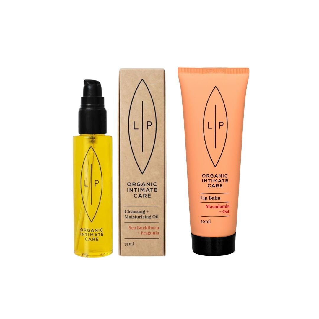 LIP intimate care モイスチャライジングオイル&バームセット