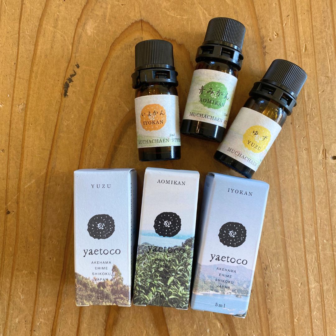yaetoco 柑橘エッセンシャルオイル 3点セット(柚子/青みかん/伊予柑)
