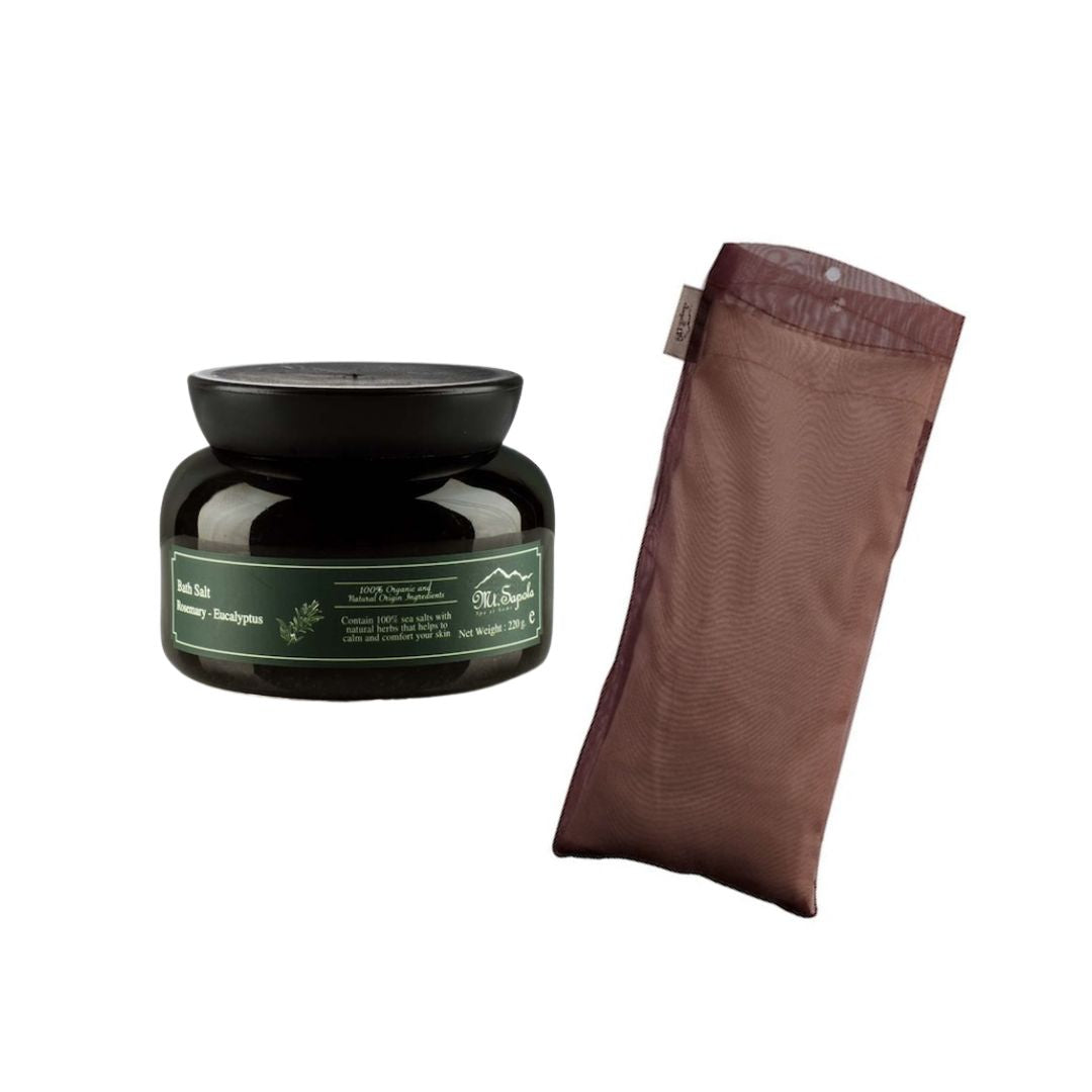 Mt.sapola バスソルト ローズマリー&ユーカリ/アイピローセット