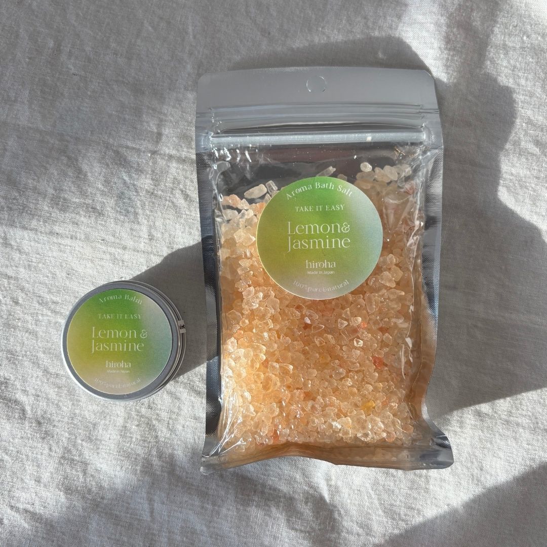 hiroha レモンジャスミン マルチバーム＆バスソルトセット