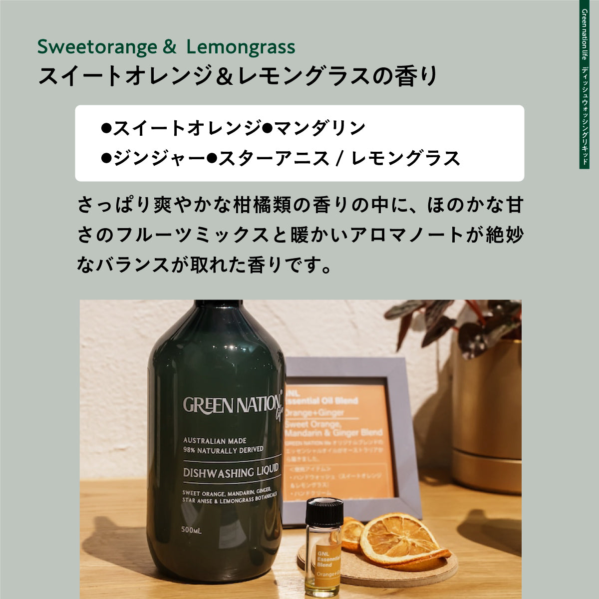 Green Nation Life ディッシュウォッシングリキッド 500ml