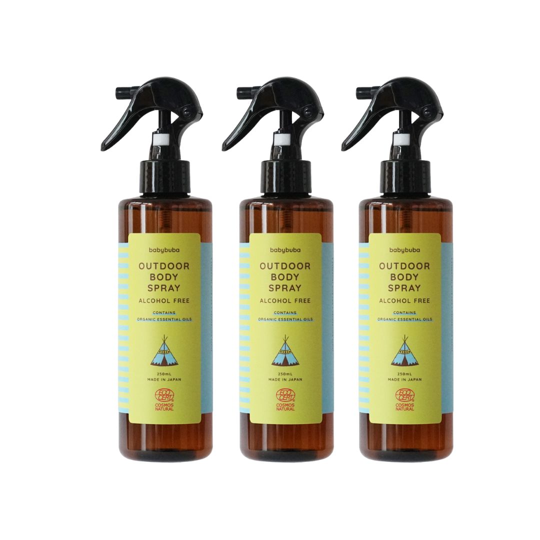 babybuba アウトドア ボディスプレー 250mlx3本SET