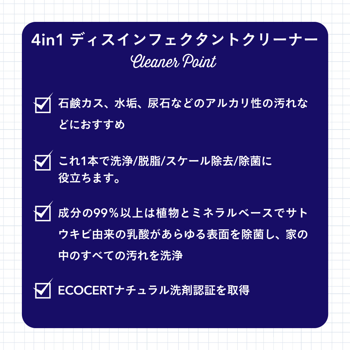 LA CORVETTE  4in1 ディスインフェクタントクリーナー 750ml