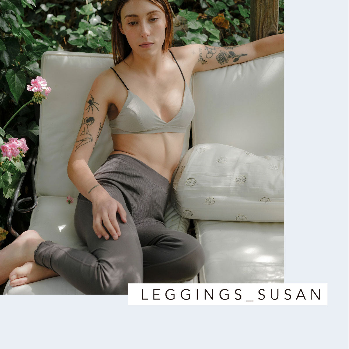 SISI FILLE LEGGINS_SUSAN Gray Free size