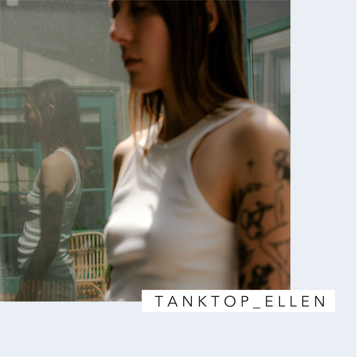 SISI FILLE TANK TOP_ELLEN Charcoal Free size