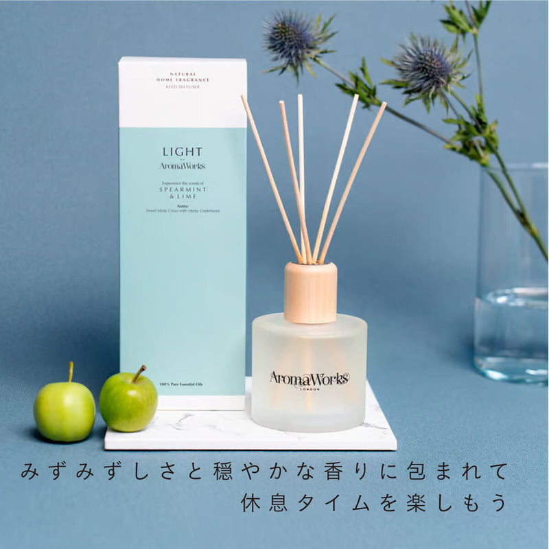 Aroma Works ディフューザー 100ml スペアミント&ライム