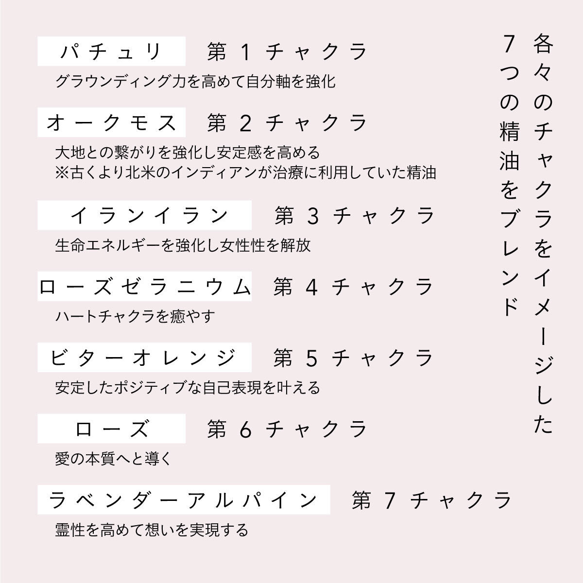 ZEN ブレンドエッセンシャルオイル 10ml 7CHAKRAs