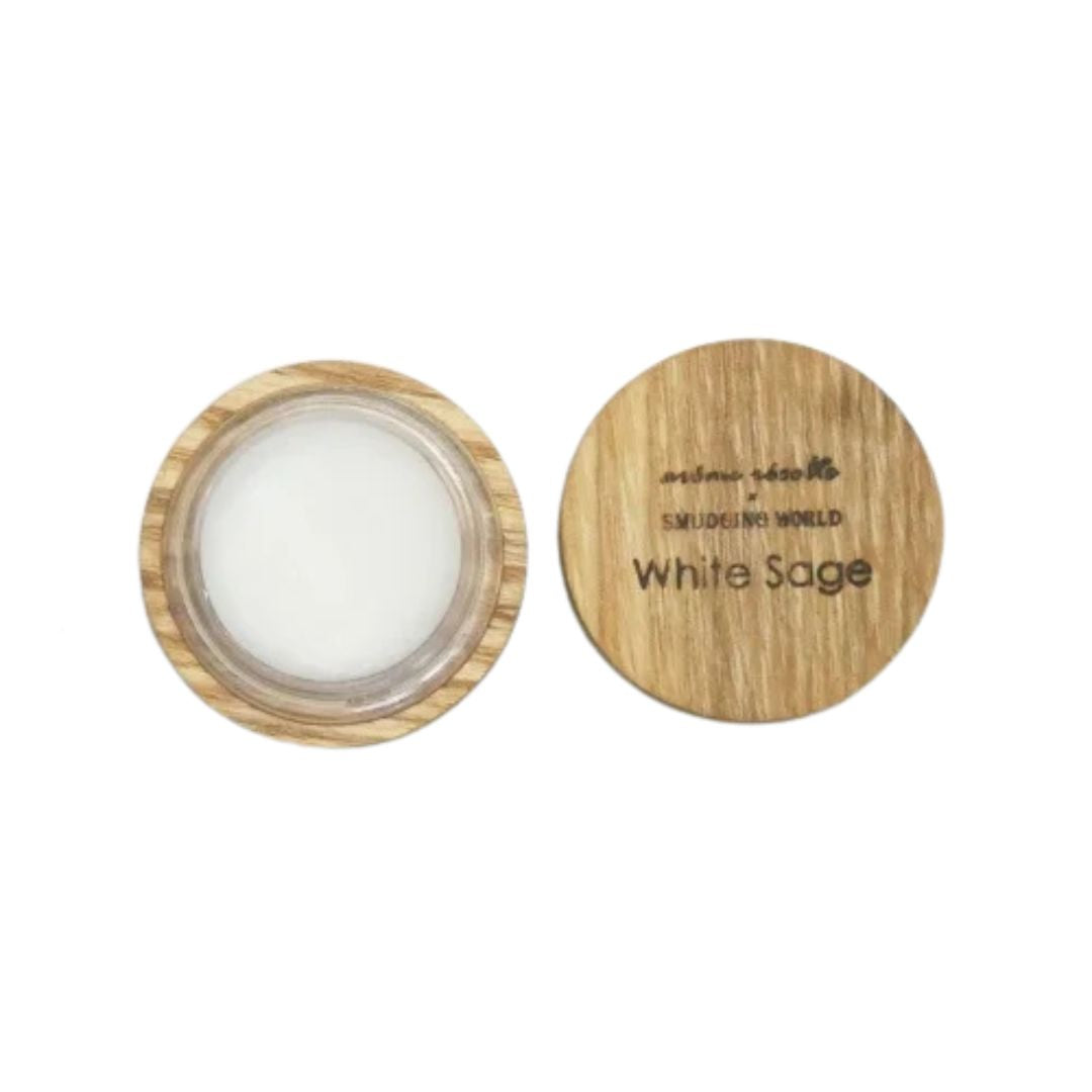 arome recolte x SMUDGING WORLD エッセンシャルオイルソリッドパフューム ホワイトセージ 5g
