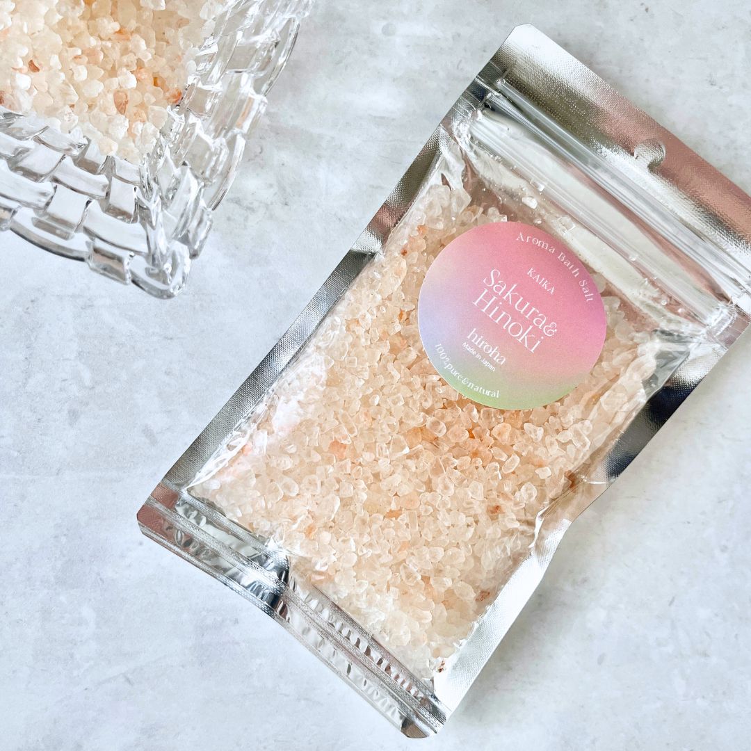 hiroha バスソルト 120g さくらひのき