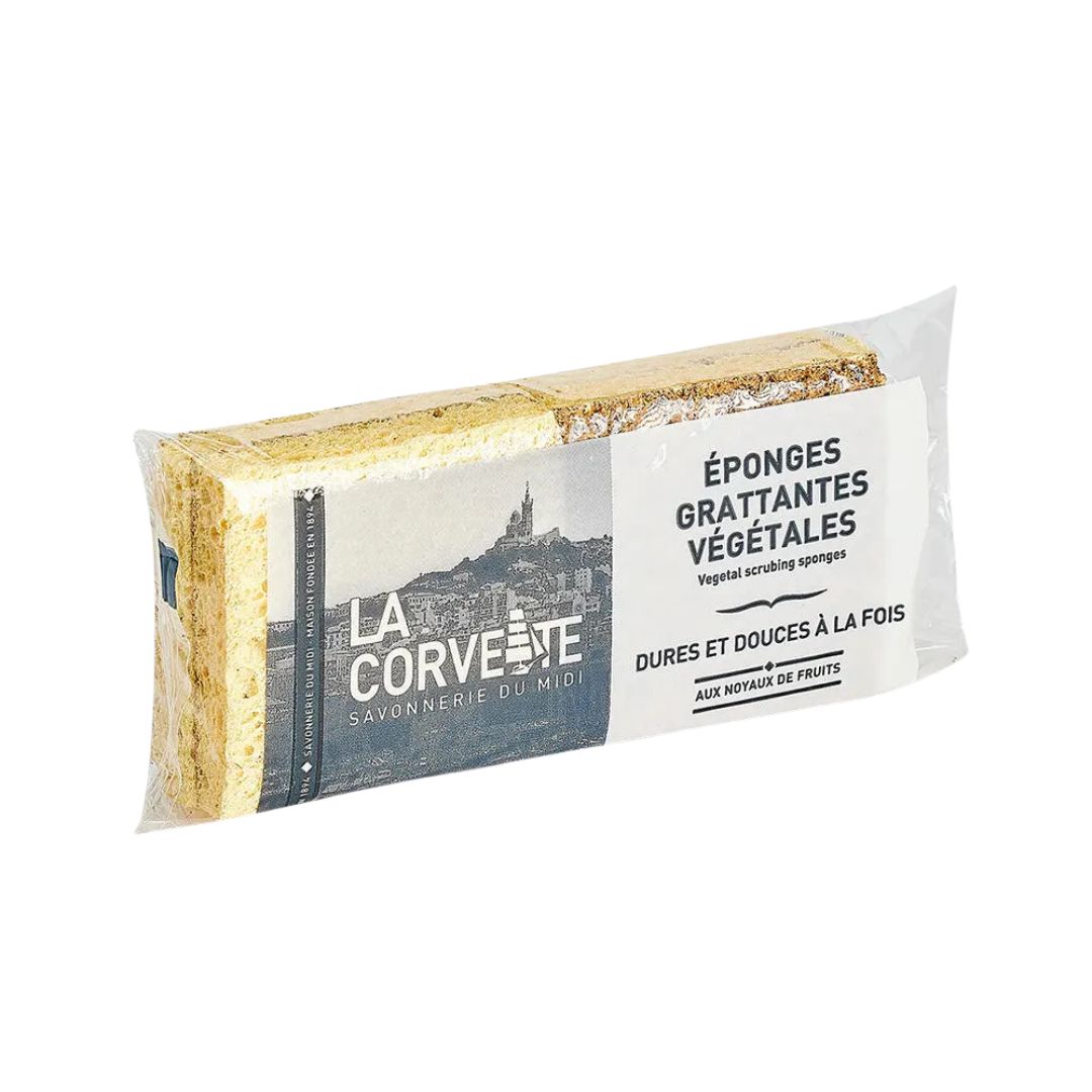 LA CORVETTE ベジタルスクラビングスポンジ 4個入り