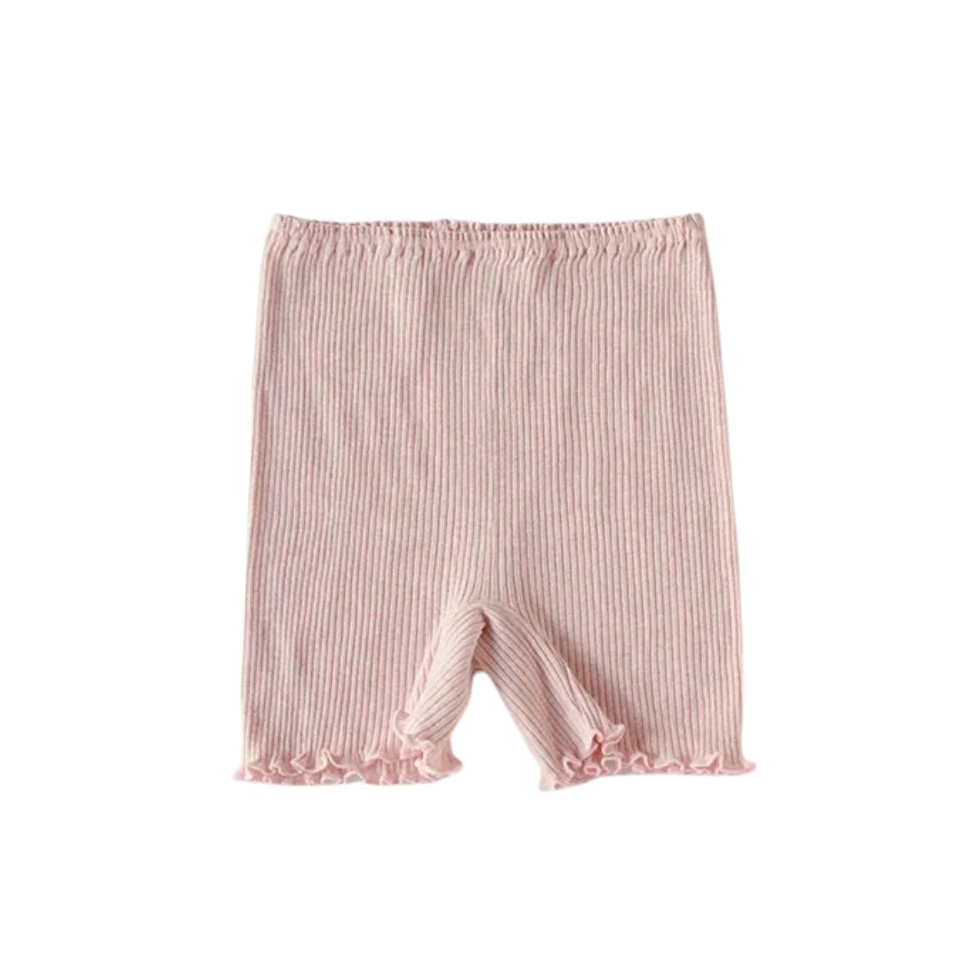 天衣無縫 リブ1分丈ショーツ ピンク