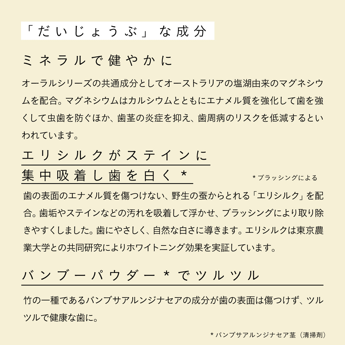 だいじょうぶなもの マグネシウム ホワイトニングトゥースペースト 20g