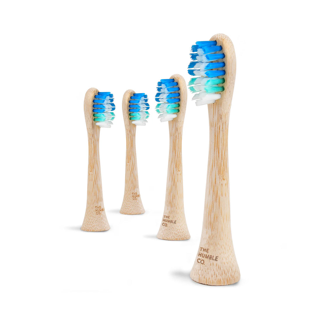 HUMBLE BRUSH バンブー電動歯ブラシ用 替ブラシ 4本入り（Sonicare®用）