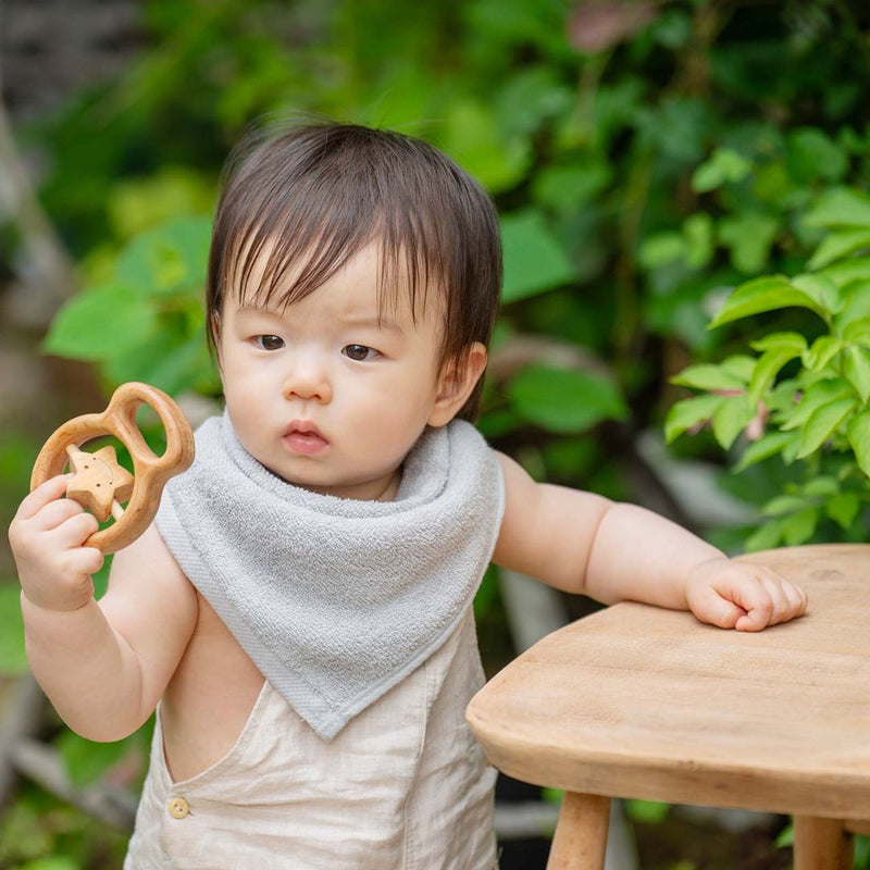 babybuba ハンドタオル&スタイ ラベンダー