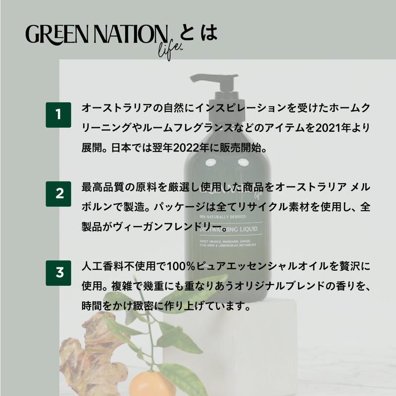 green nation life ルーム&リネンスプレー 2種セット