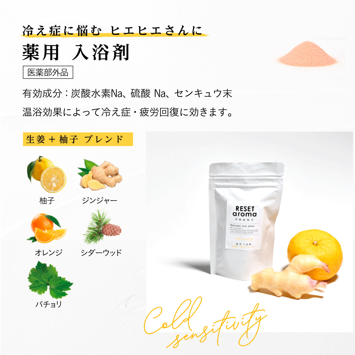 Reset Aroma エプソムソルト+シーソルト ゼラニウムブレンド