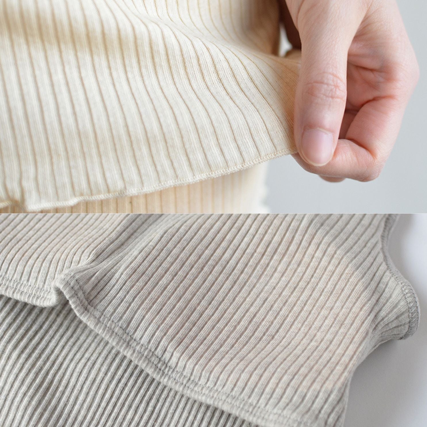 天衣無縫 リブカップ付きタンクトップ オフホワイト